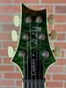 PRS SE Custom 24 Quilt Electric Guitar - Teal Black (Black Back)