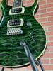 PRS SE Custom 24 Quilt Electric Guitar - Teal Black (Black Back)