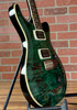 PRS SE Custom 24 Quilt Electric Guitar - Teal Black (Black Back)