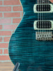 PRS SE Custom 24 Electric Guitar - Slate Blue (Natural Back)