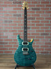 PRS SE Custom 24 Electric Guitar - Slate Blue (Natural Back)