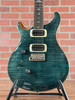 PRS SE Custom 24 Left-Handed Electric Guitar - Slate Blue (Natural Back)