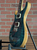 PRS SE Custom 24 Left-Handed Electric Guitar - Slate Blue (Natural Back)