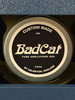 Bad Cat Black Cat Custom 1x12" 60-watt Extension Electric Guitar Cab - Custom Navy Blue Tolex (with Gold Piping & Diamond Grille Cloth)