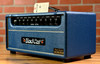 Bad Cat MOD Shop Custom Black Cat | 30-watt Electric Guitar Amp Head | Custom Navy Bronco Tolex w/ Gold Piping