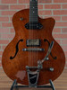Godin 5th Avenue Uptown Custom Hollow-Body Electric Guitar - Havana Brown