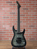 ESP LTD M-1007 Baritone 7-String Electric Guitar - Charcoal Burst Satin
