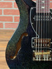 PRS S2 Vela Semi-Hollow Electric Guitar - Black Rainbow Holoflake