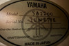 Yamaha SA2200 Violin Semi-Hollow Electric Guitar - Violin Sunburst