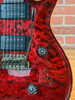 PRS USA Core Custom 24 Quilt 10-Top Electric Guitar - Red Tiger Wrap with Natural Back