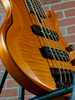 Yamaha TRBX605FM 5-String Electric Bass Guitar - Matte Amber