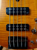 Yamaha TRBX605FM 5-String Electric Bass Guitar - Matte Amber