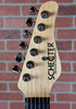 Schecter USA Custom Shop Sunset Custom II 24 Electric Guitar - Aruba Teal