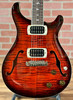 PRS SE Hollowbody I Piezo Double Cut Electric Guitar - Orange Tiger Smokeburst