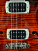 PRS SE Hollowbody I Piezo Double Cut Electric Guitar - Orange Tiger Smokeburst