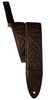 PRS 2.4" Padded Faux Leather Guitar Strap - Brown