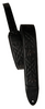 PRS 2.4" Padded Faux Leather Guitar Strap - Black