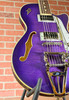 Duesenberg Starplayer TV Semi-hollowbody Electric Guitar - Galaxy Purple Burst (Store Demo)
