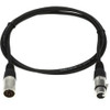 Hosa Tech DATA DMX512 Cable | 5-pin 2-conductor XLR5M to XLR5F | DMX-505, 5 ft. (2-pack)