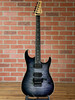 Schecter USA Custom Shop Sunset Custom II 24 FR Electric Guitar - Trans Black Burst (with Floyd Rose)