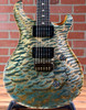 PRS Custom 24 Quilted Artist Top Electric Guitar - Faded Indigo (with Natural Back)