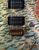 PRS Custom 24 Quilted Artist Top Electric Guitar - Faded Indigo (with Natural Back)