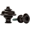 Dunlop StrapLok Dual Design Strap Button Set - Black (2-sets)