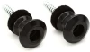 Dunlop StrapLok Dual Design Strap Button Set - Black (2-sets)
