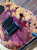Schecter USA Custom Shop Sunset Extreme-6 Electric Guitar - Natural Satin with Purple Stabilized Burl Top