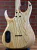 Schecter USA Custom Shop Sunset Extreme-6 Electric Guitar - Natural Satin with Red & Teal Stabilized Burl Top