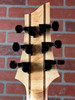 Schecter USA Custom Shop Sunset Extreme-6 Electric Guitar - Natural Satin with Red & Teal Stabilized Burl Top