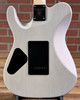 Schecter USA Masterworks PT Custom Electric Guitar - Faded Denim Top/Trans White Back