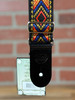 Tetherax Neoback RagTop Vintage Jacque Weave Leather-End Strap -  Red, Blue, Yellow, Orange