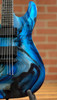 Schecter C-1 Hydro-Dip Left-Handed Electric Guitar - Midnight Tide S/N RN26040763