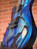 Schecter C-1 Hydro-Dip Left-Handed Electric Guitar - Midnight Tide S/N RN26040763