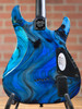 Schecter C-1 Hydro-Dip Left-Handed Electric Guitar - Midnight Tide S/N RN26040763