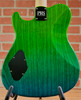 PRS NF 53 Sprayer's Choice Electric Guitar - Custom Baja Green to Teal Sparkle Fade