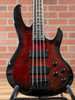 ESP LTD B-204DX 4-String Electric Bass Guitar - Red Burst