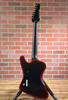 ESP LTD PHOENIX-7 BLACK METAL 7-String Baritone Electric Guitar - Black Red Burst Satin