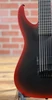 ESP LTD M-7HT BLACK METAL Baritone 7-String Electric Guitar - Black Red Burst Satin