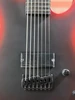 ESP LTD M-7HT BLACK METAL Baritone 7-String Electric Guitar - Black Red Burst Satin