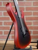 ESP LTD M-7HT BLACK METAL Baritone 7-String Electric Guitar - Black Red Burst Satin