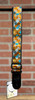 Tetherax RTX RagTop Vintage Jacque Style Weave Leather End Strap - Orange, Cyan, & Gold