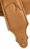 Franklin 3" Padded Glove Leather Guitar Strap - Caramel