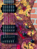 Schecter USA Custom Shop PT Stabilized Burl Electric Guitar - Custom Poison Riot Finish