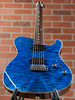 Suhr Oso Short Scale Electric Guitar - Trans Blue (with Black Back)