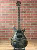 PRS Wood Library Custom 24 10-Top Stoptail Electric Guitar - Charcoal with Natural Back & Stained Neck