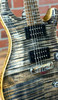 PRS Wood Library Custom 24 10-Top Stoptail Electric Guitar - Charcoal with Natural Back & Stained Neck