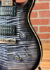 PRS Wood Library Custom 24 10-Top Stoptail Electric Guitar - Purple Mist with Stained Neck