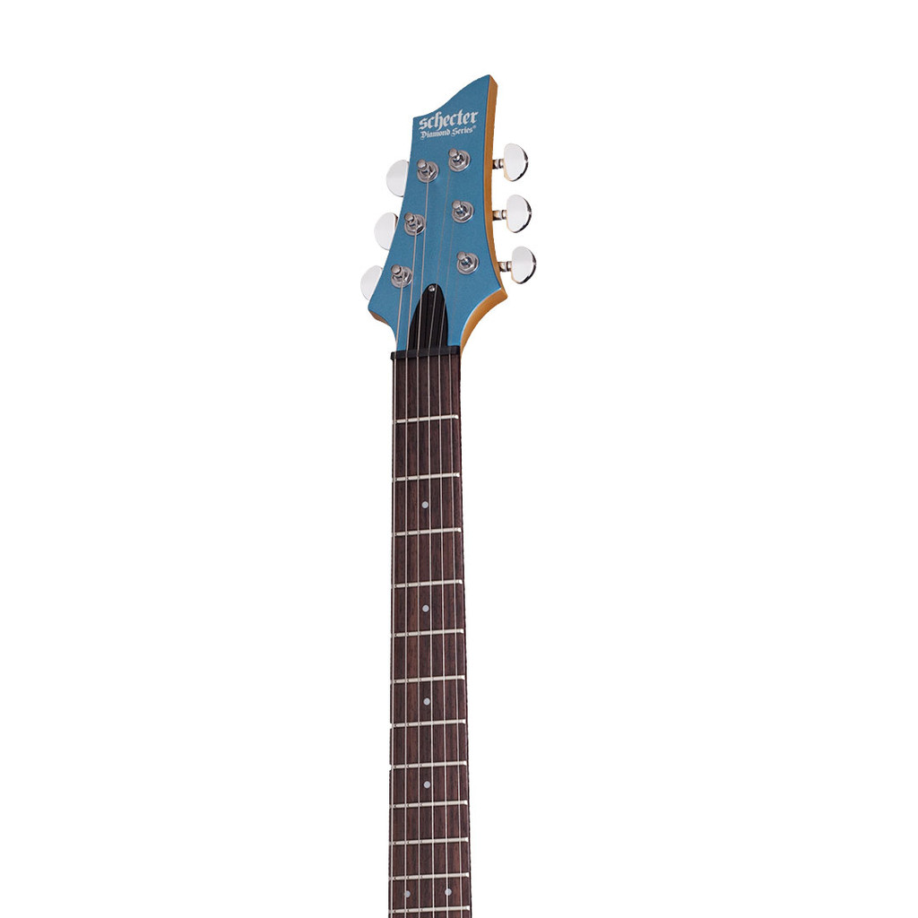 Schecter C-6 Deluxe Electric Guitar - Satin Metallic Light Blue